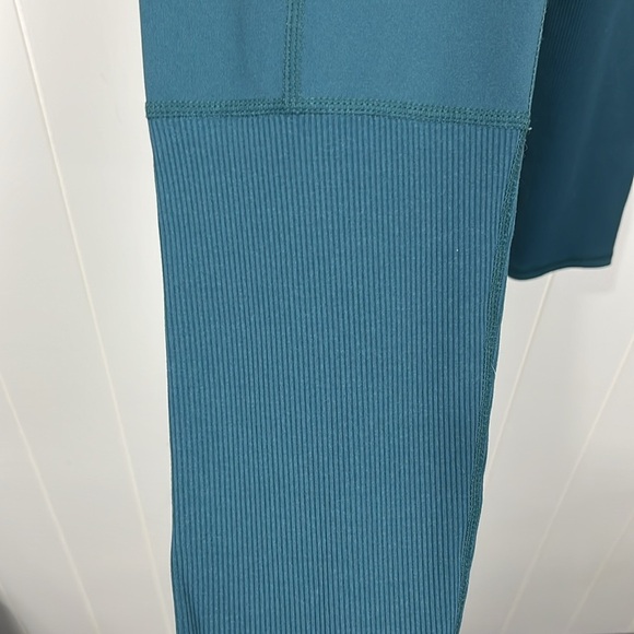 Threads4Thought Womens Leggings L Heather Mallard Full Length Pockets Gym NWOT - Picture 4 of 12